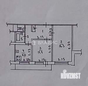 2-к квартира, вторичка, 50м2, 9/10 этаж