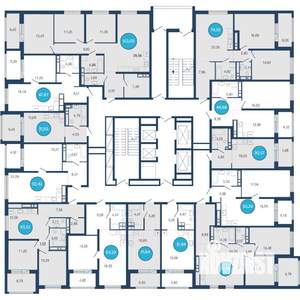 1-к квартира, вторичка, 50м2, 12/22 этаж