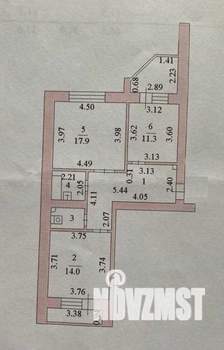 2-к квартира, вторичка, 66м2, 7/10 этаж