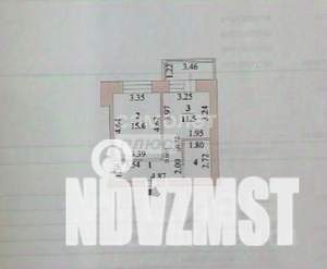 1-к квартира, вторичка, 44м2, 3/9 этаж