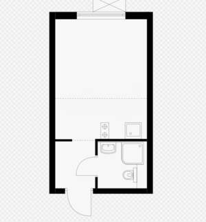 1-к квартира, вторичка, 14м2, 2/5 этаж