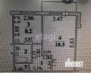 1-к квартира, вторичка, 37м2, 10/10 этаж