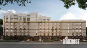 1-к квартира, строящийся дом, 38м2, 2/7 этаж