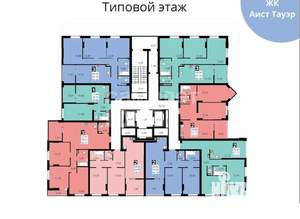 2-к квартира, вторичка, 67м2, 2/24 этаж