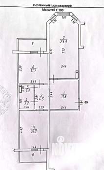 2-к квартира, вторичка, 71м2, 13/19 этаж