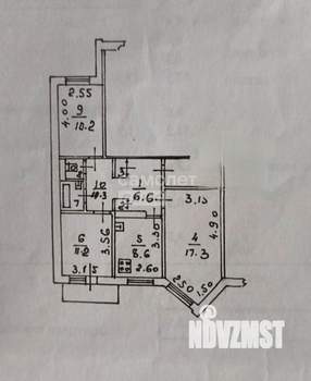 3-к квартира, вторичка, 63м2, 7/10 этаж