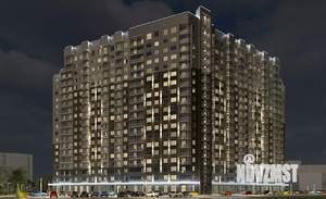 1-к квартира, строящийся дом, 46м2, 8/19 этаж