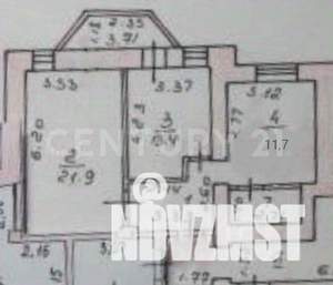 2-к квартира, вторичка, 61м2, 11/14 этаж
