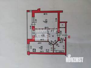 2-к квартира, вторичка, 65м2, 3/5 этаж