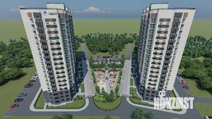 2-к квартира, строящийся дом, 72м2, 17/18 этаж