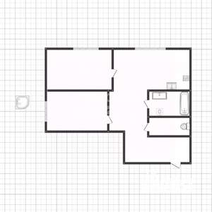 2-к квартира, вторичка, 60м2, 11/17 этаж