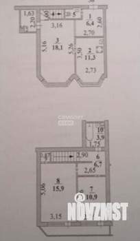 3-к квартира, вторичка, 78м2, 2/8 этаж
