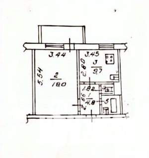 1-к квартира, вторичка, 37м2, 3/10 этаж