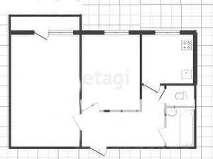 2-к квартира, вторичка, 52м2, 3/5 этаж