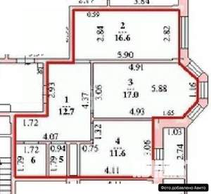 2-к квартира, вторичка, 63м2, 15/24 этаж