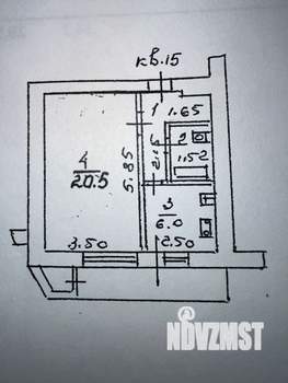1-к квартира, вторичка, 34м2, 4/10 этаж