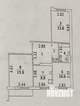 3-к квартира, вторичка, 65м2, 5/10 этаж