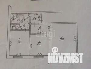 2-к квартира, вторичка, 49м2, 1/9 этаж