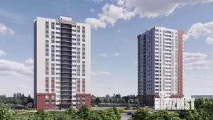 2-к квартира, строящийся дом, 55м2, 1/19 этаж