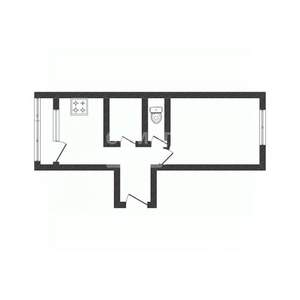 1-к квартира, вторичка, 35м2, 1/5 этаж