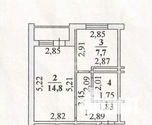 1-к квартира, вторичка, 32м2, 9/10 этаж