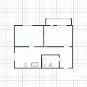 2-к квартира, вторичка, 30м2, 1/3 этаж