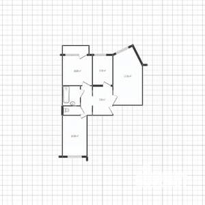 3-к квартира, вторичка, 63м2, 6/10 этаж