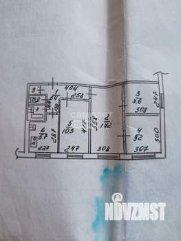 4-к квартира, вторичка, 61м2, 1/5 этаж