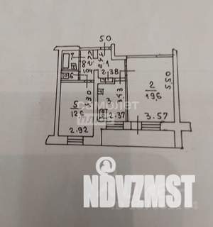 2-к квартира, вторичка, 52м2, 4/10 этаж