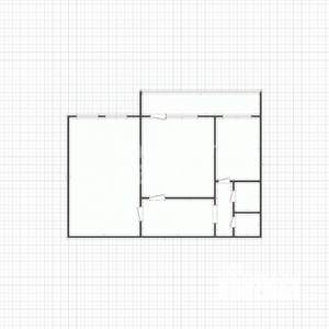 2-к квартира, вторичка, 50м2, 2/10 этаж