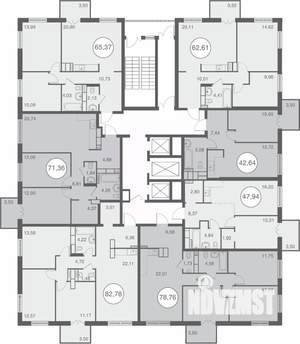 3-к квартира, вторичка, 83м2, 16/25 этаж