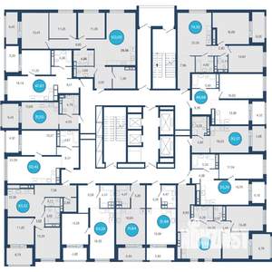 2-к квартира, вторичка, 78м2, 12/22 этаж