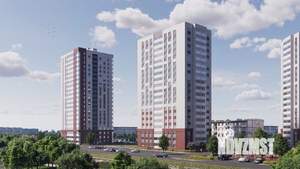 2-к квартира, строящийся дом, 55м2, 3/19 этаж