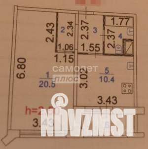 1-к квартира, вторичка, 41м2, 9/10 этаж