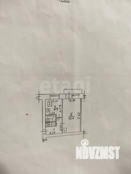 1-к квартира, вторичка, 30м2, 5/5 этаж