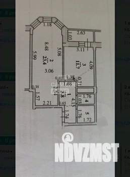 1-к квартира, вторичка, 49м2, 19/24 этаж