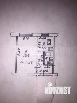 1-к квартира, вторичка, 30м2, 5/5 этаж