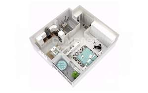 1-к квартира, вторичка, 42м2, 1/21 этаж