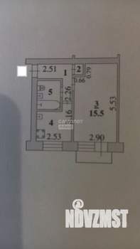 1-к квартира, вторичка, 30м2, 5/5 этаж