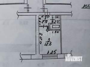 1-к квартира, вторичка, 18м2, 2/5 этаж