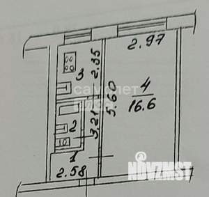 1-к квартира, вторичка, 29м2, 4/5 этаж