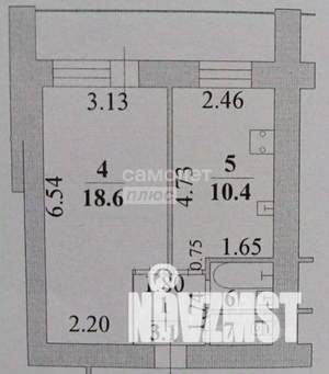 1-к квартира, вторичка, 36м2, 3/12 этаж