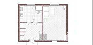 1-к квартира, вторичка, 36м2, 8/9 этаж