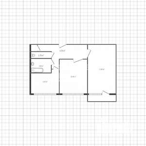2-к квартира, вторичка, 44м2, 4/5 этаж