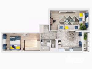 2-к квартира, строящийся дом, 75м2, 3/19 этаж