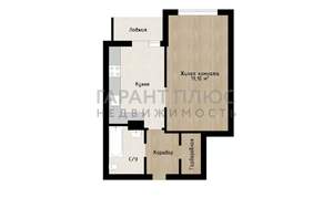 1-к квартира, вторичка, 44м2, 3/19 этаж