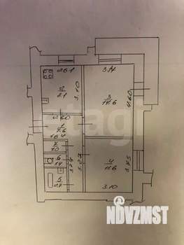 2-к квартира, вторичка, 47м2, 14/14 этаж