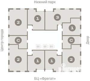 2-к квартира, вторичка, 70м2, 4/25 этаж