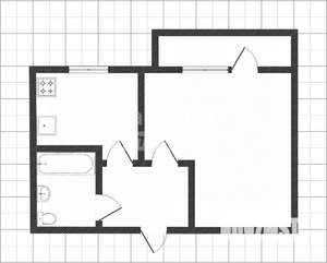 1-к квартира, вторичка, 32м2, 4/5 этаж