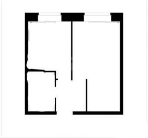 1-к квартира, вторичка, 22м2, 3/5 этаж